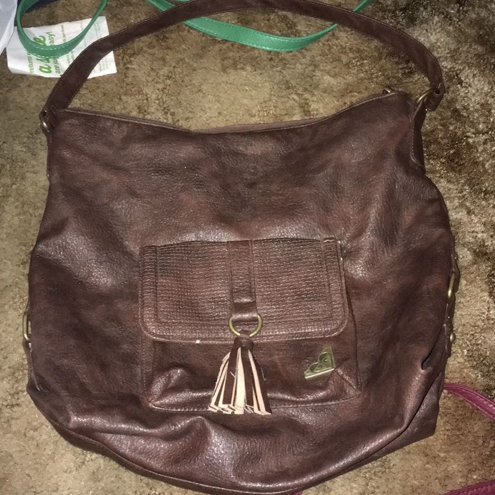 Brown Roxy Shoulder Purse